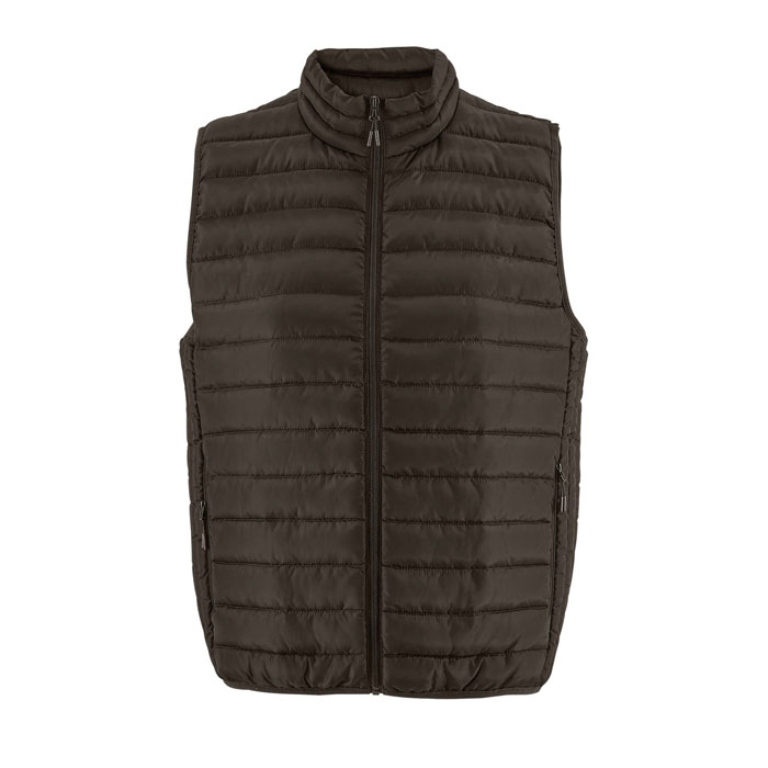 Veste sans manches personnalisable STREAM Homme Chocolat Foncé